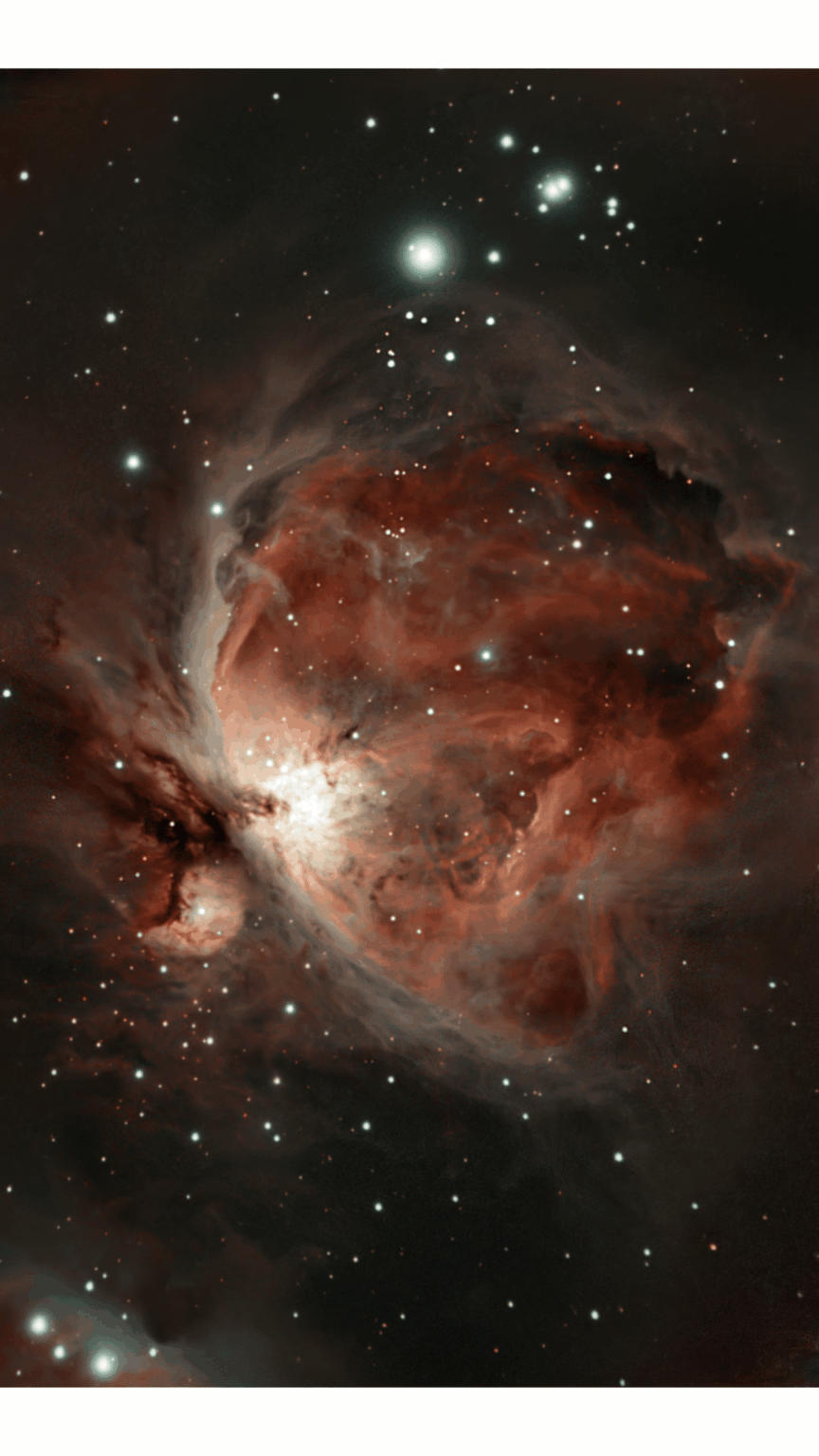 7 hours of the Orion Nebula shot on the Seestar S50