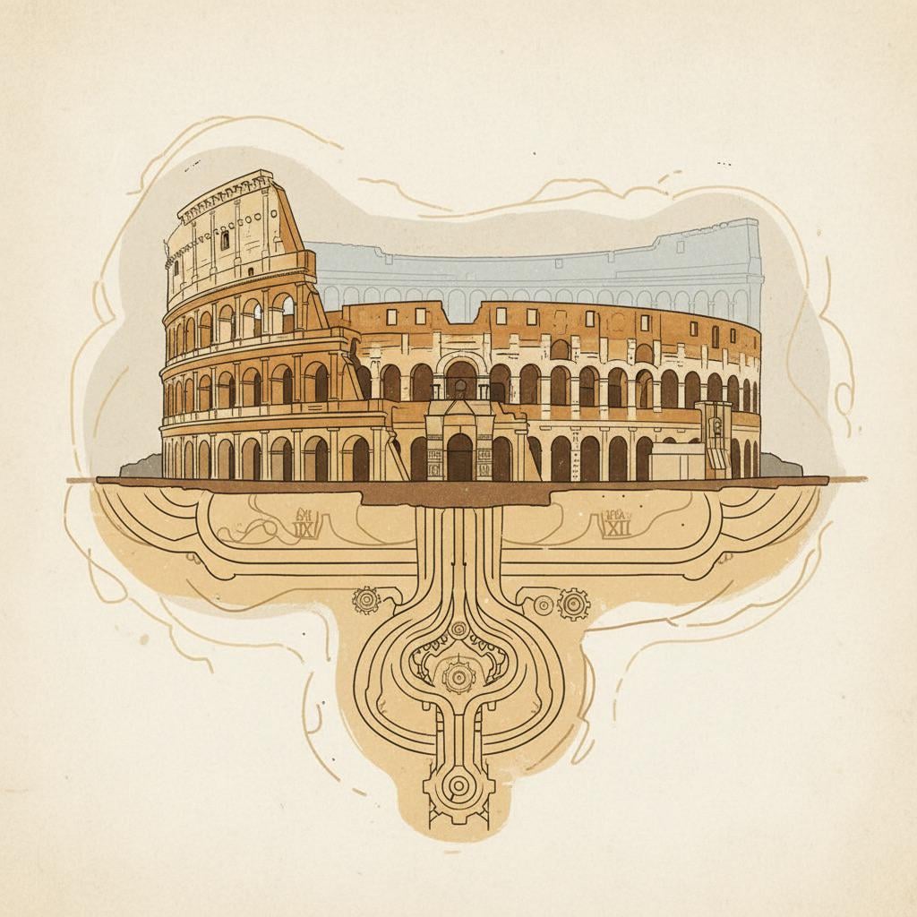 The Engineering Behind Rome's Greatest Stage: The Colosseum was more than a stadium; it was a tool for political survival.