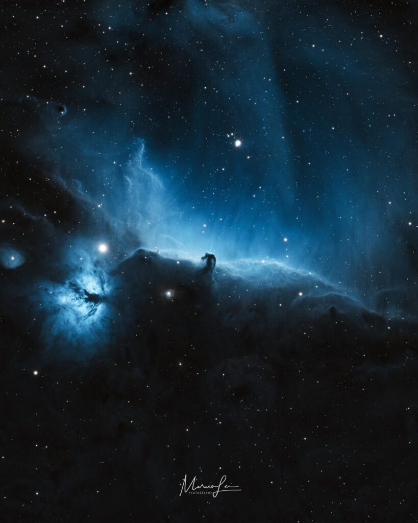 The Horse Head Nebula in Narrowband