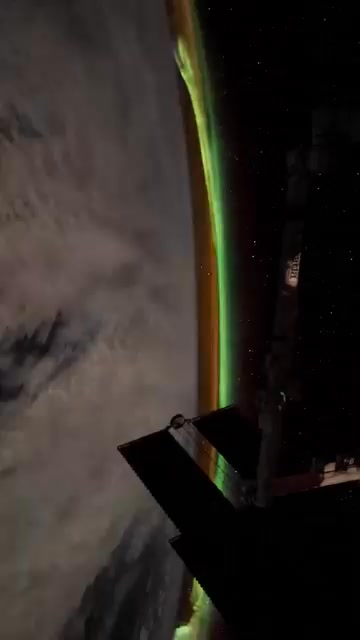 AURORA RIBBONS IN ORBIT ✨🌍 A stunning timelapse of glowing auroras dancing across Earth as the International Space Station circles the planet. According to NASA Johnson Space Center, these waves of light appear when charged particles from the Sun collide with Earth’s magnetic field and atmosphere — painting the sky in rippling color from space. Science meets spectacle. 💫 📸nasajohnson/Instagram via SunStar Cebu #AllYouNeedToKnow