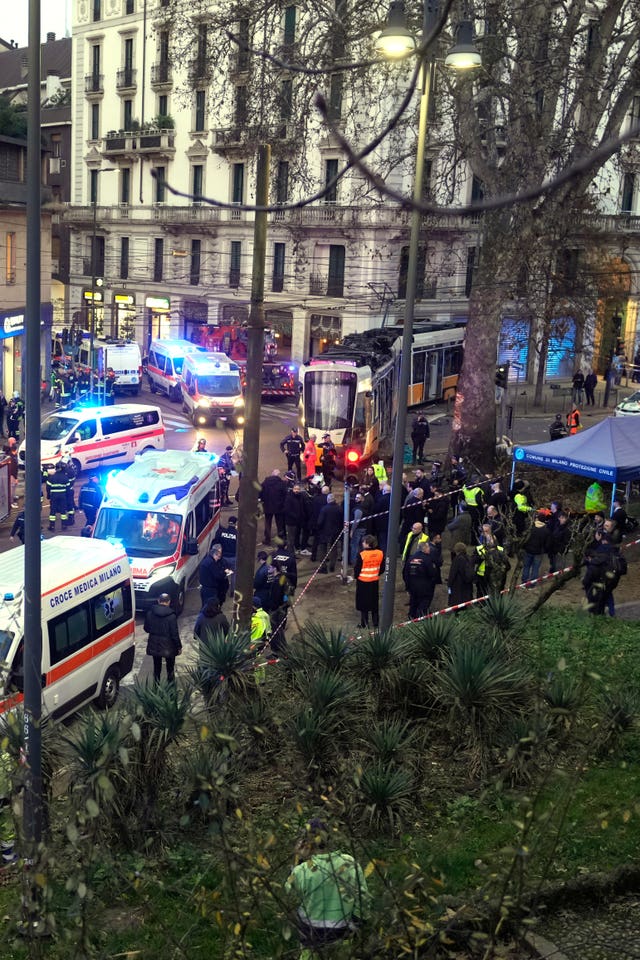 Italy Tram Derailment