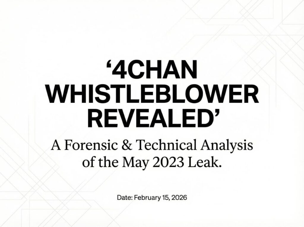 4chan Whistleblower Revealed