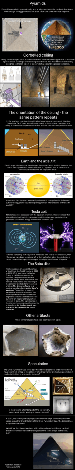 Pyramids as Tesla coils