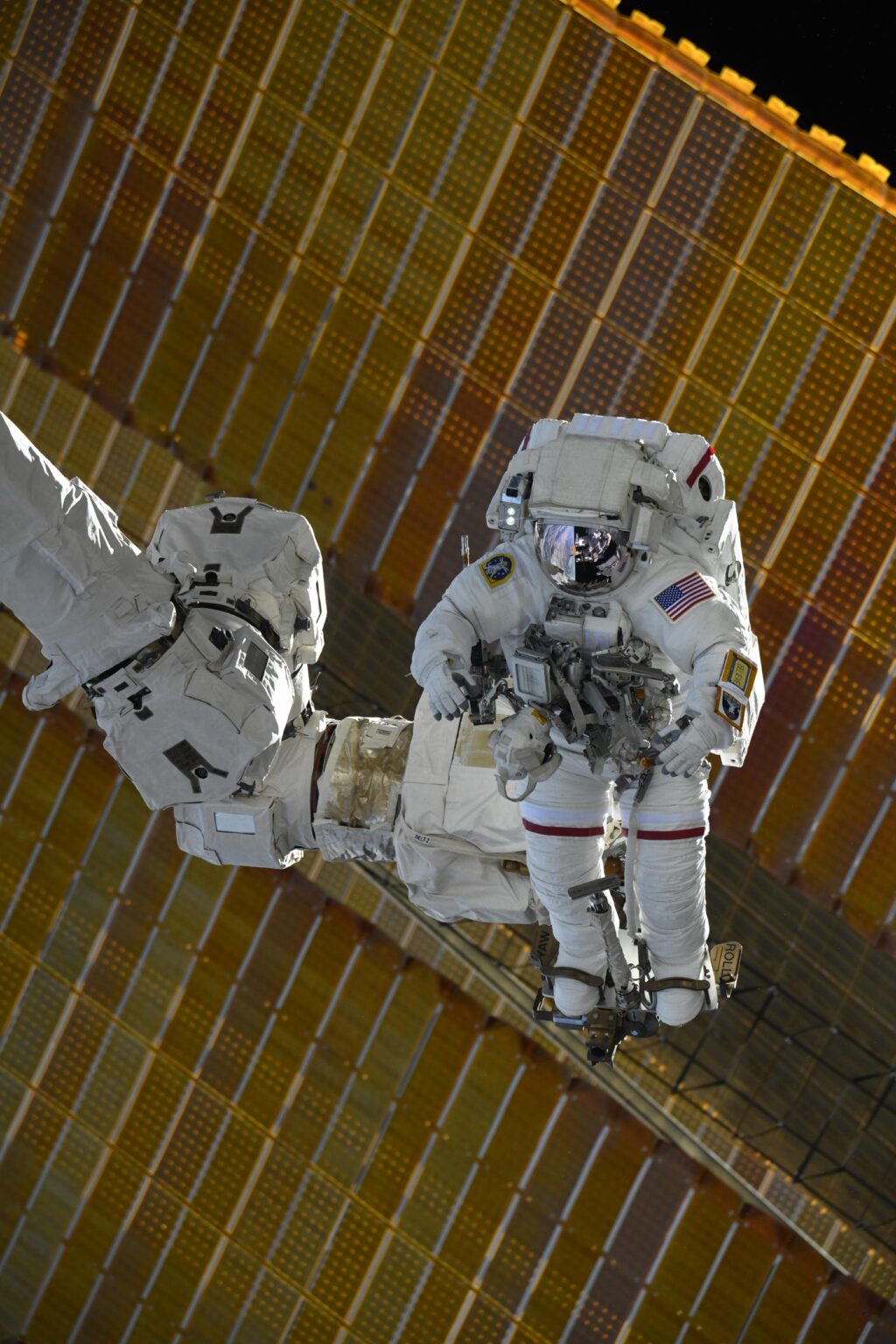 Suni Williams on her 9th and final spacewalk as a NASA astronaut