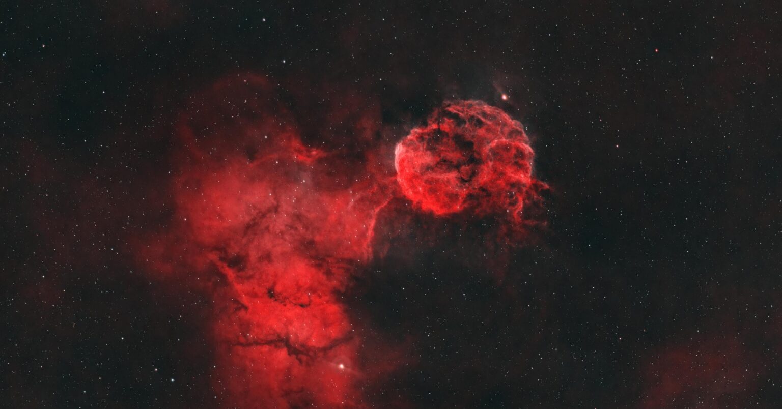 Jellyfish Nebula (IC 443) HOO Palette