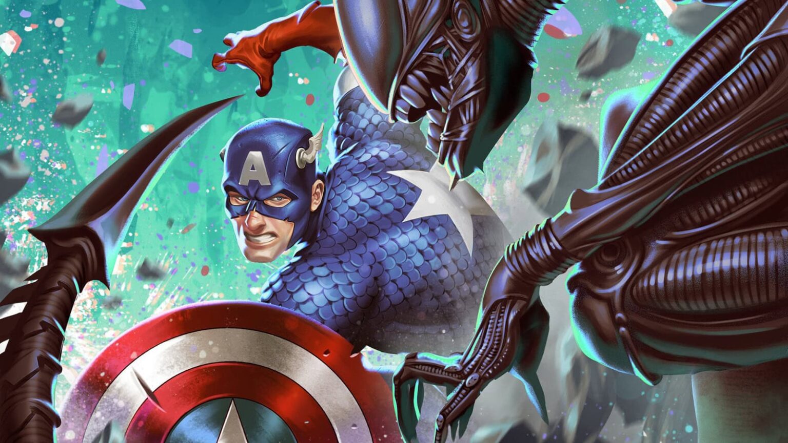 Alien vs. Captain America #4