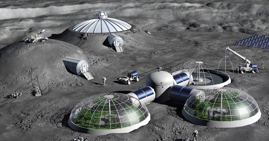 Artemis Base Camp by Pierre Carril, ESA