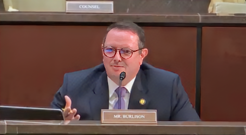 Missouri Congressman Eric Burlison (Photo taken during June committee hearing in Washington, D.C.)
