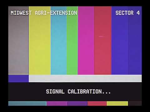 My disconnected CRT TV turned on at 3:30 AM last night. It was playing this the same signal as channel.