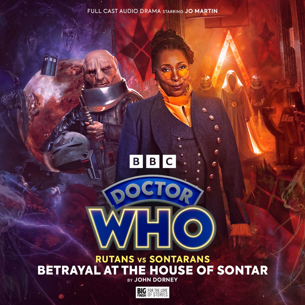 Doctor Who – Rutans vs Sontarans: Betrayal at the House of Sontar full cast audio drama starring Joe Martin by John Dorney for Big Finish Productions