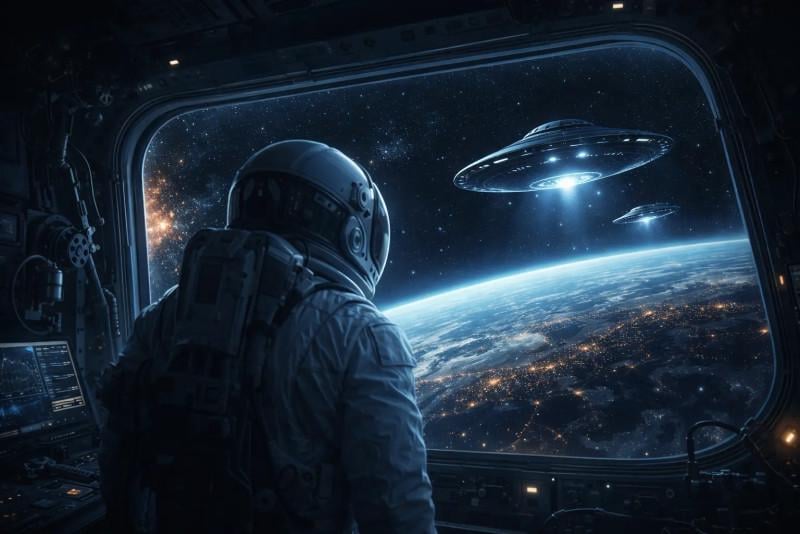 NASA’s Hidden Files: The Strange Objects Seen by Astronauts in Deep Space