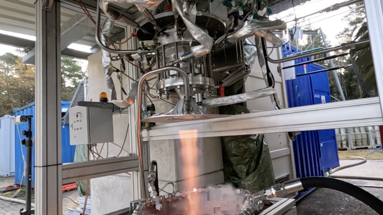 Greta rocket engine first test-firing campaign