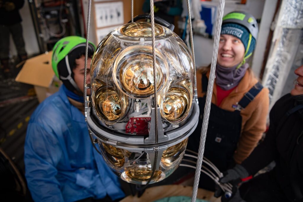Deep in Antarctic ice, these particles can answer basic questions about the universe Deep in Antarctic ice, these particles can answer basic questions about the universe