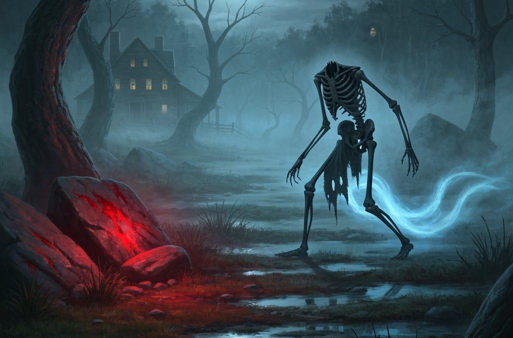 The Headless Skeleton of Swamptown: Rhode Island's Gruesome Ghost Legend of Vengeance and Haunted Bogs