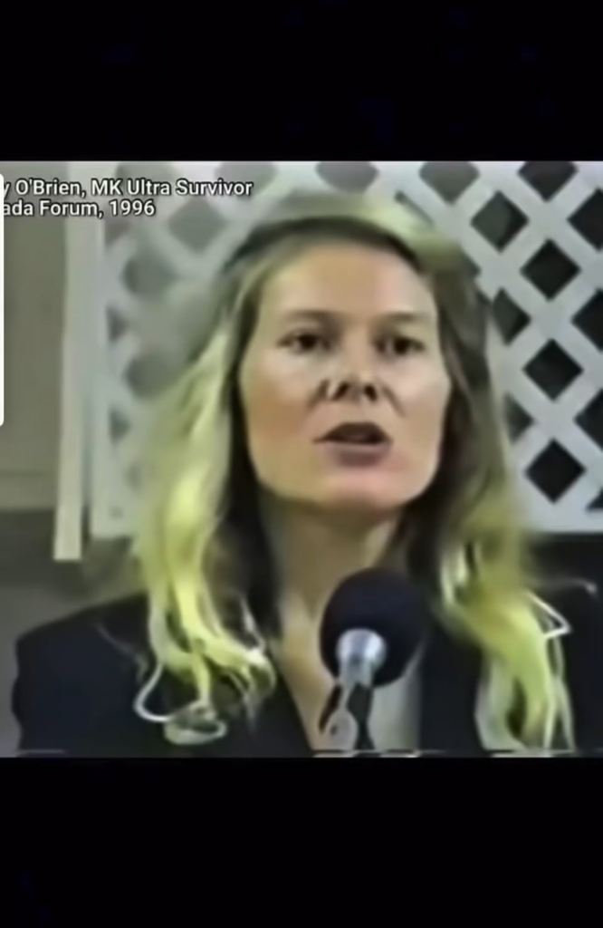 Cathy O’Brien talking about government impersonating aliens to trauma bond you to their protection!