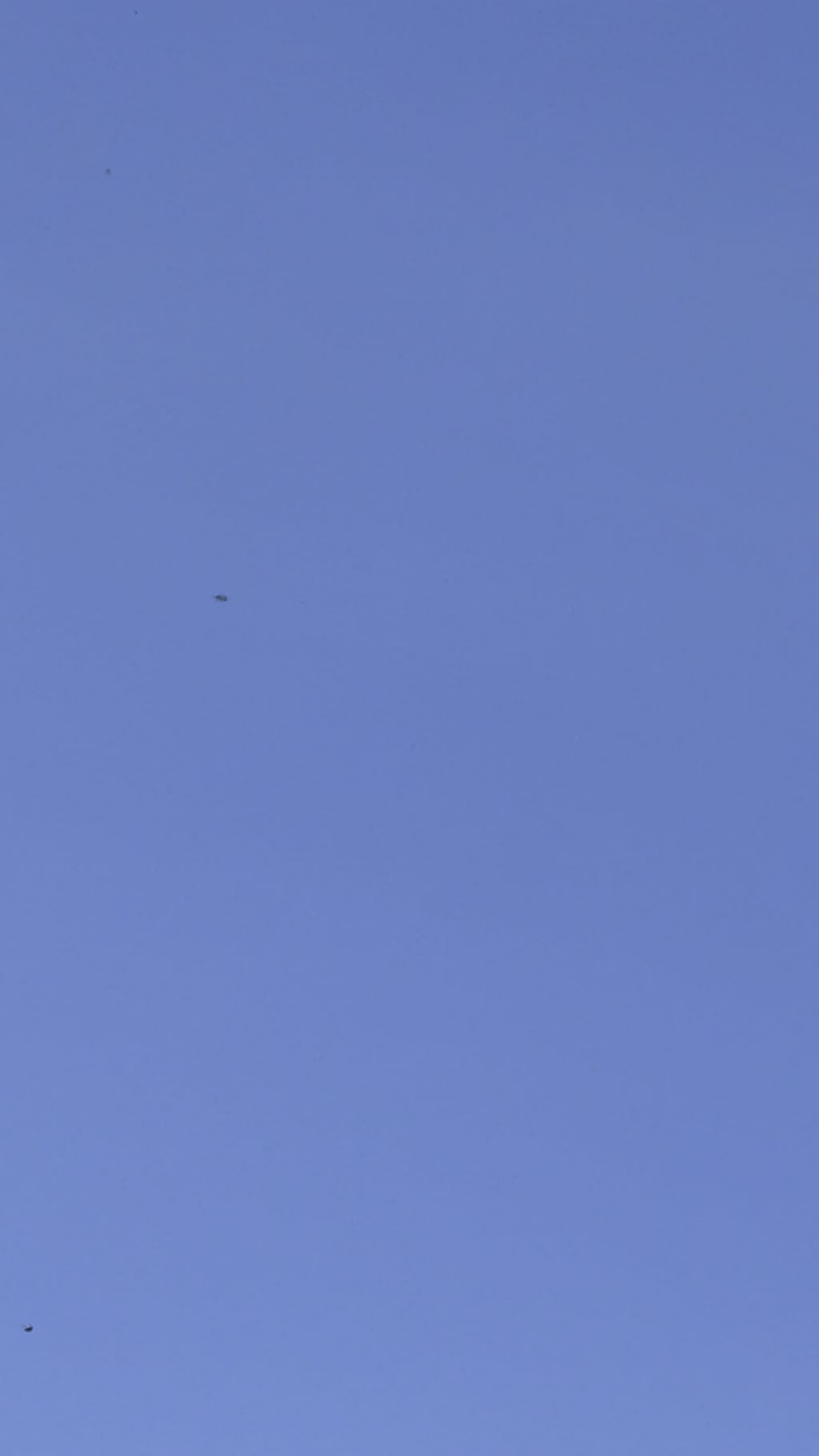 Unidentified prism shape in the sky