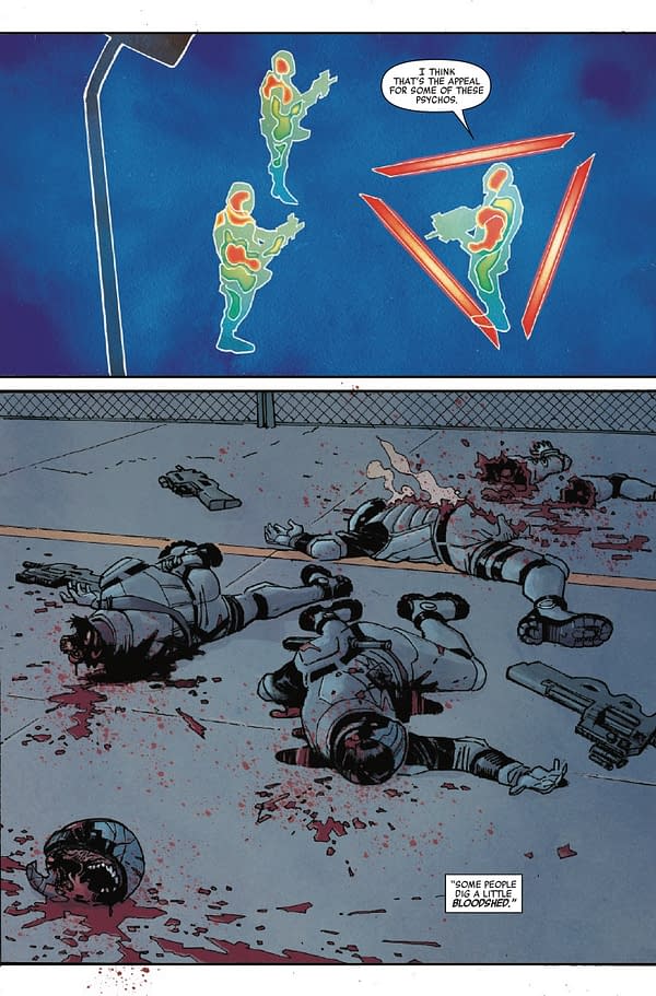 Interior preview page from PREDATOR: BLOODSHED #1 KEN LASHLEY COVER