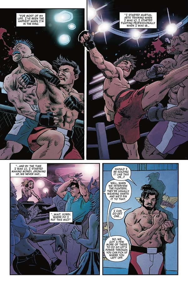 Interior preview page from PREDATOR: BLOODSHED #1 KEN LASHLEY COVER