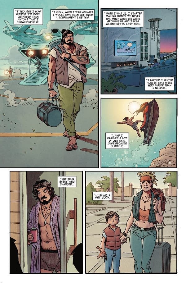 Interior preview page from PREDATOR: BLOODSHED #1 KEN LASHLEY COVER