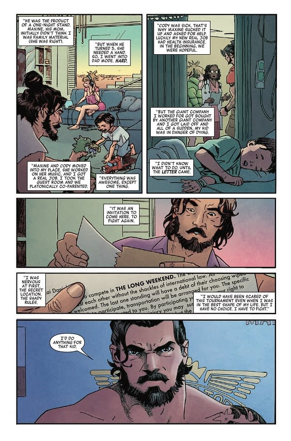 Interior preview page from PREDATOR: BLOODSHED #1 KEN LASHLEY COVER