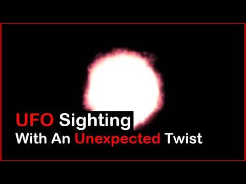UFO Orb Splits in Two After Hovering for Hours | Witness Footage