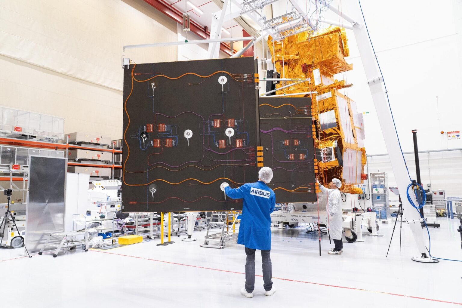 ESA - Unfolding MetOp-SG-B1’s solar wing