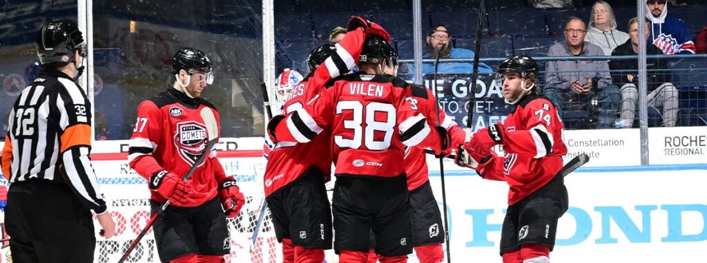 Comets Leave Rochester with Two Points, Edge Amerks 3-2 COMETS WIN SECOND STRAIGHT IN ROCHESTER