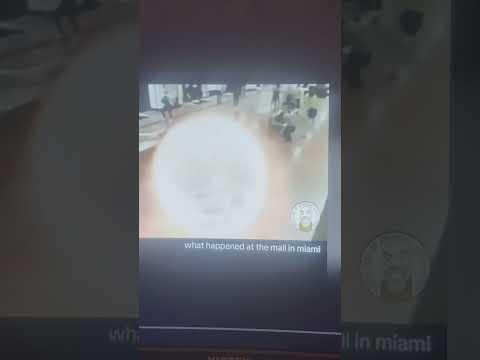 Miami Mall incident. Haven't seen any discussion on reddit about this footage