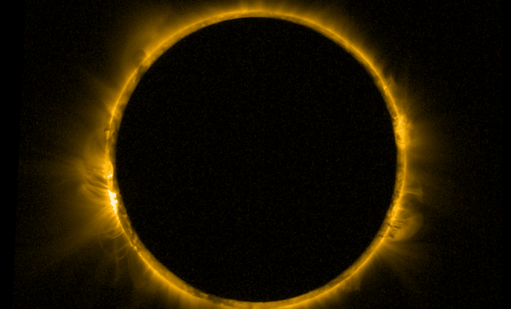 Witness The 'ring Of Fire' Solar Eclipse From Space Esa’s Stunning Footage