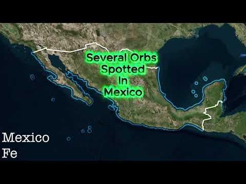 Ufo swarm in Mexico skies Glowing Orbs Witnessed
