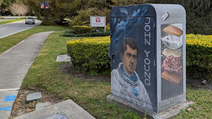 John Young grew up in College Park and walked on the moon. He also smuggled a sandwich into space