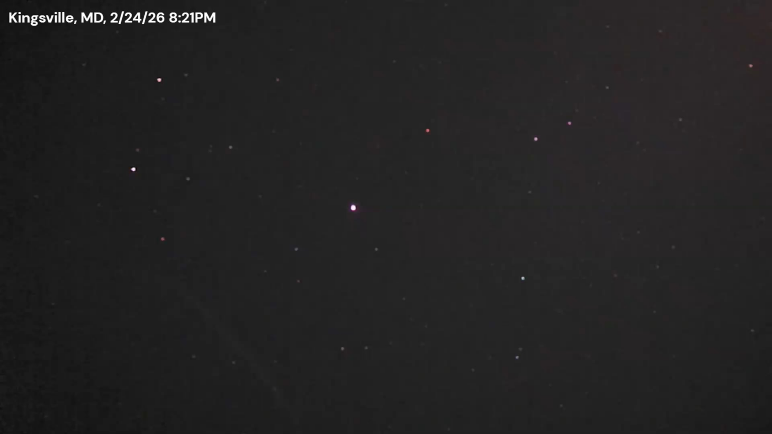 Amateur Skywatcher in Kingsville, MD Sionyx Aurora Footage (2024-2026)