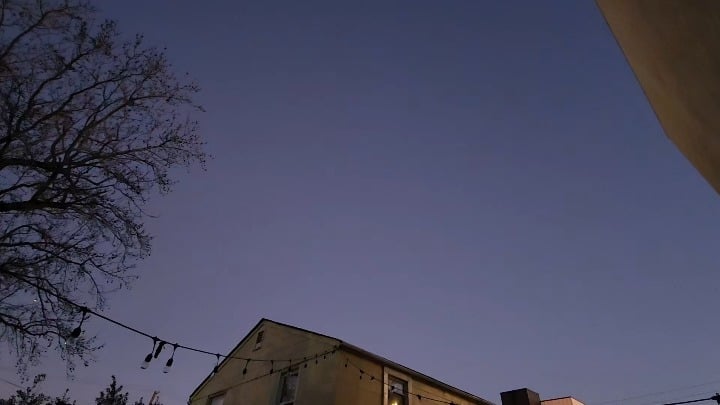 Cigar shaped uap flying over my home