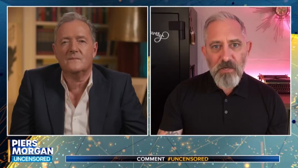 "Public demand is gonna get us the truth." - UFO investigator Jeremy Corbell tells Piers Morgan there's White House and Pentagon talks currently underway on what information should be released on aliens.