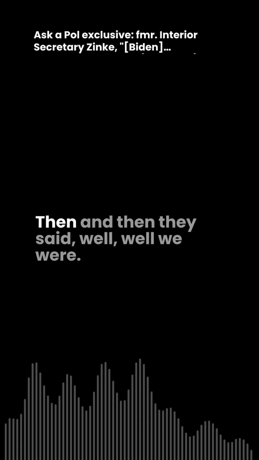 Trump’s fmr. Interior Secretary: “I never saw any evidence of anything that was not from Earth”