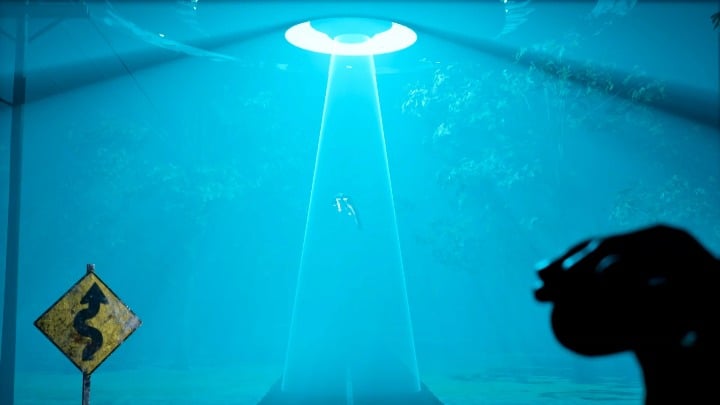 I'm a solo dev working on my UFO horror game based on real Project Blue Book cases and the trailer is live!