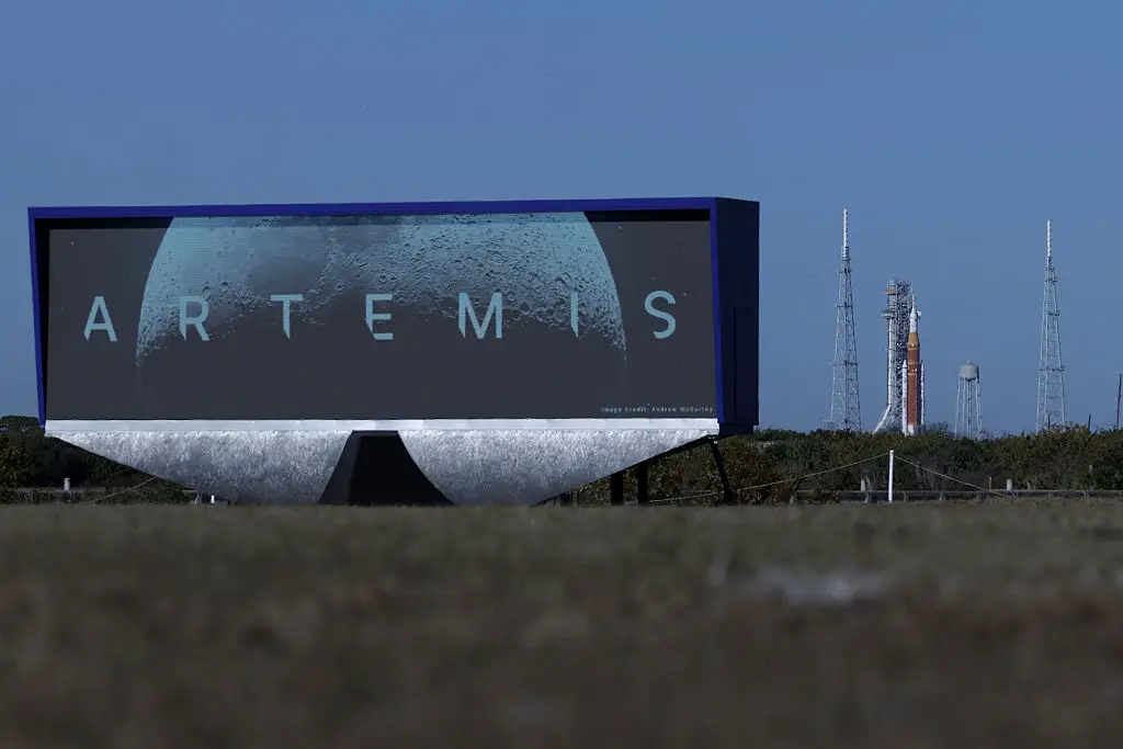 Professor Jordan Bimm explained that hydrogen leaks were part of the process and it was 'not as bad' as it could have been (Joe Raedle/Getty Images)