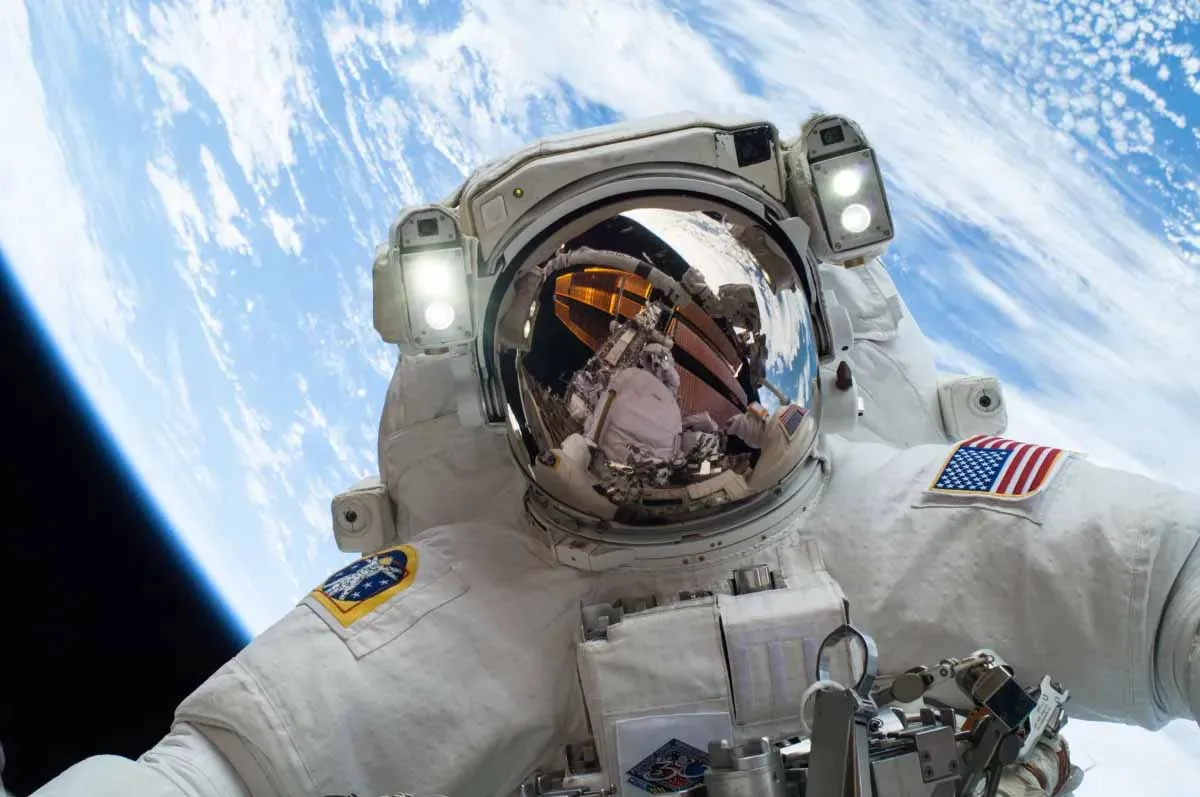 Astronauts age slower in space than those of us back on Earth. Credit: NASA