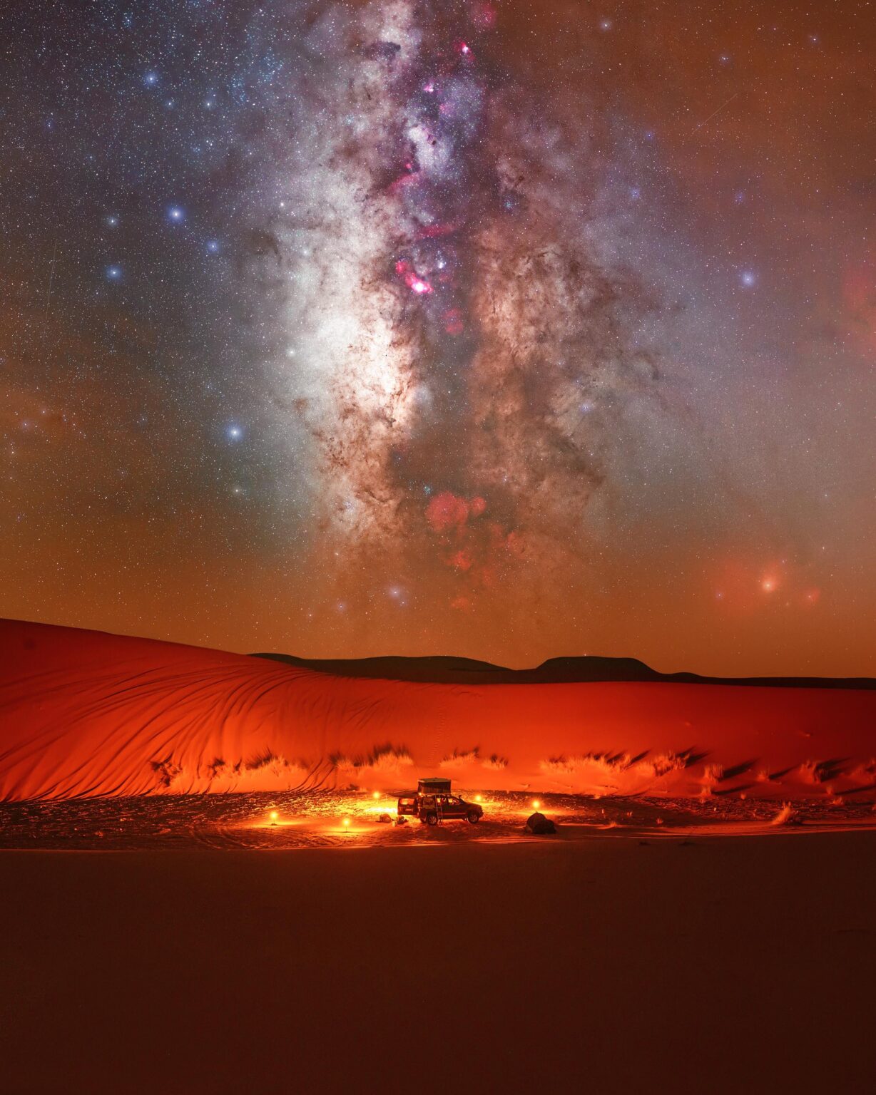 Milky Way above my Sahara camp in one of the purest skies on Earth (Bortle 1)