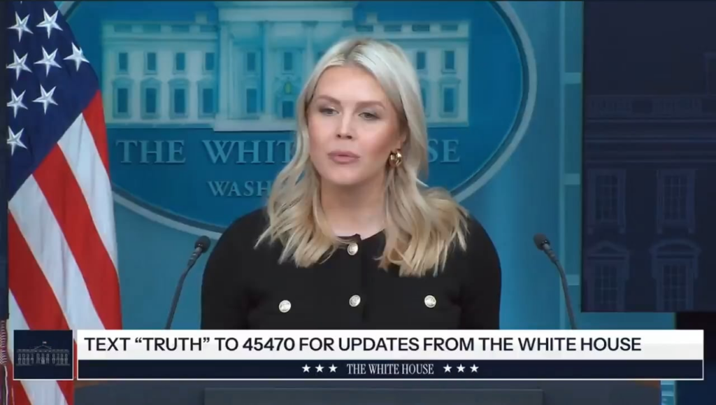 Newsmax Reporter Asks Karoline Leavitt Point-Blank: ‘Does the Trump Administration Believe Aliens Are Real?’