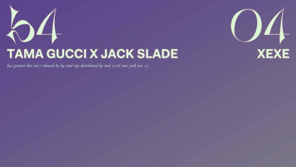 Tama Gucci Shares New Track From Forthcoming B4 Compilation Tama Gucci Shares New Track From Forthcoming B4 Compilation