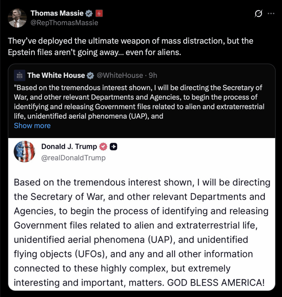 Rep Thomas Massie thinks this is just a distraction