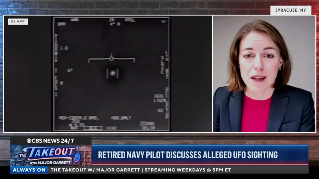 Lt Cmdr Alex Dietrich - one of the pilots who witnessed the Tic-Tac UFO in 2004 - on CBS News - Says they saw something that "appeared to violate what we understood about physics and aerodynamics", "defied the laws of physics".