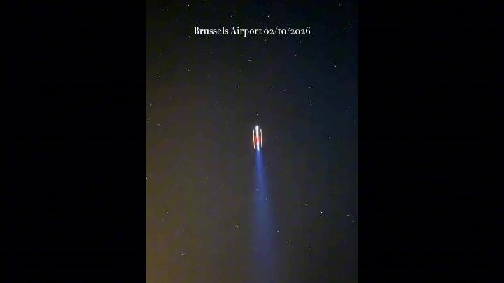 Drone activity over Brussels Airport February 10th, 2026