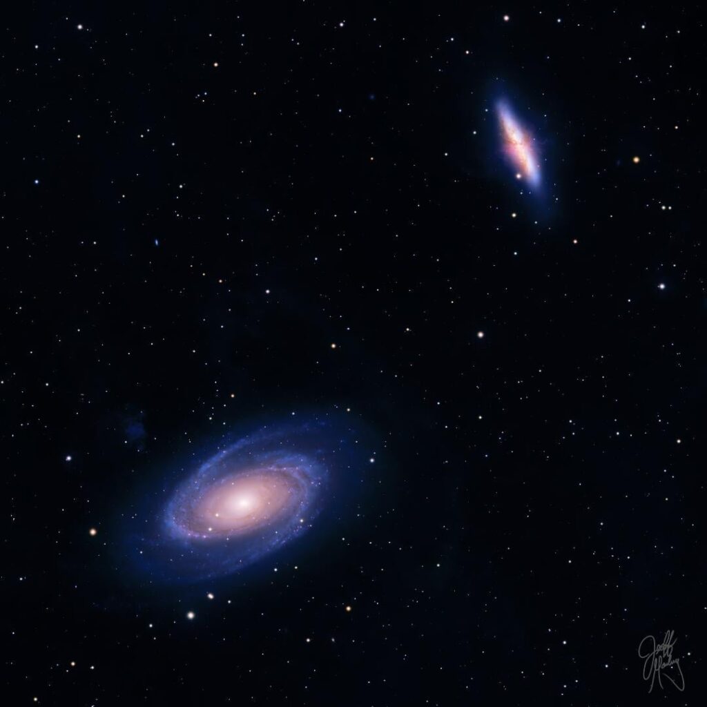 “Bode’s Cigar” (M81, M82) "Bode's Cigar" (M81, M82)