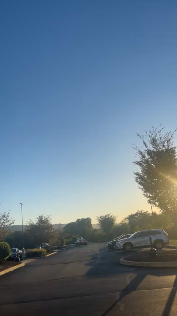 Caught this leaving work back in October.