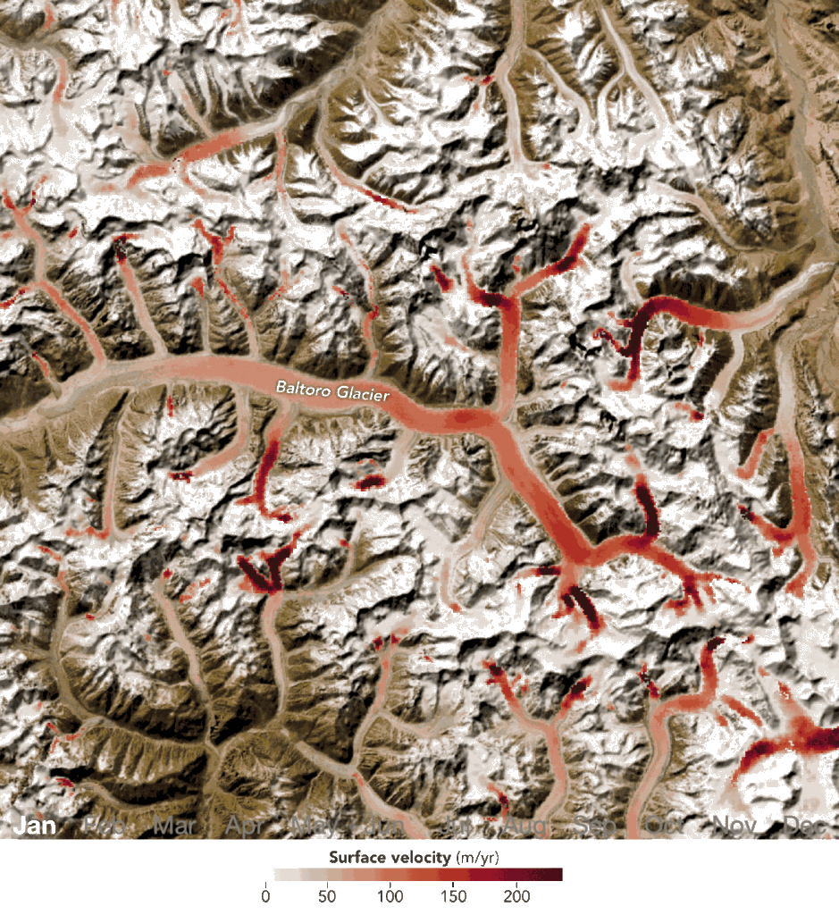Tracking Glacial Change with Landsat and Radar 