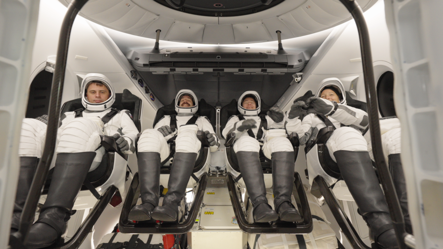 NASA’s SpaceX Crew-12 Secured in Spacecraft NASA’s SpaceX Crew-12 Secured in Spacecraft