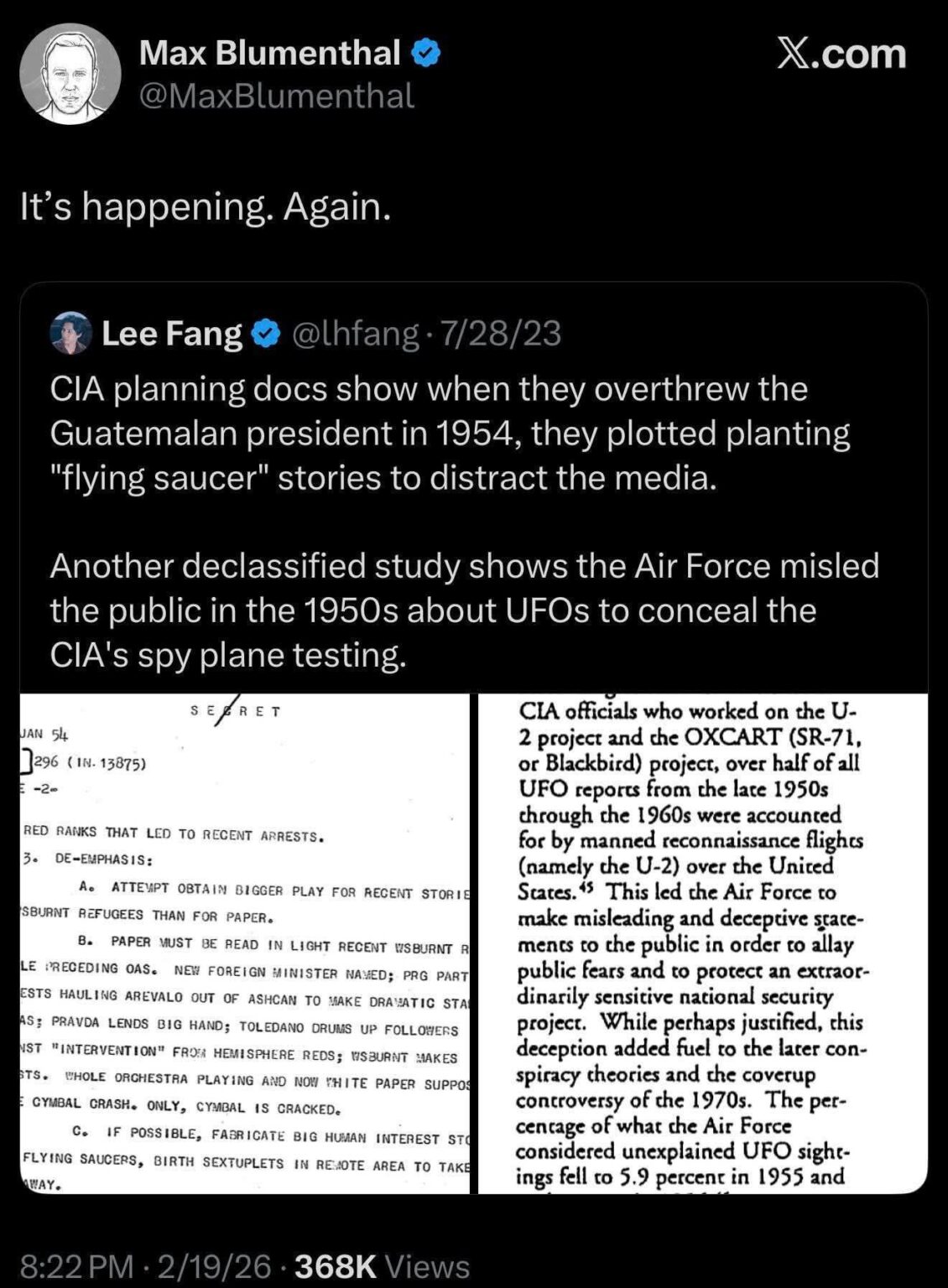 So, UFOs are the psy-op all along?