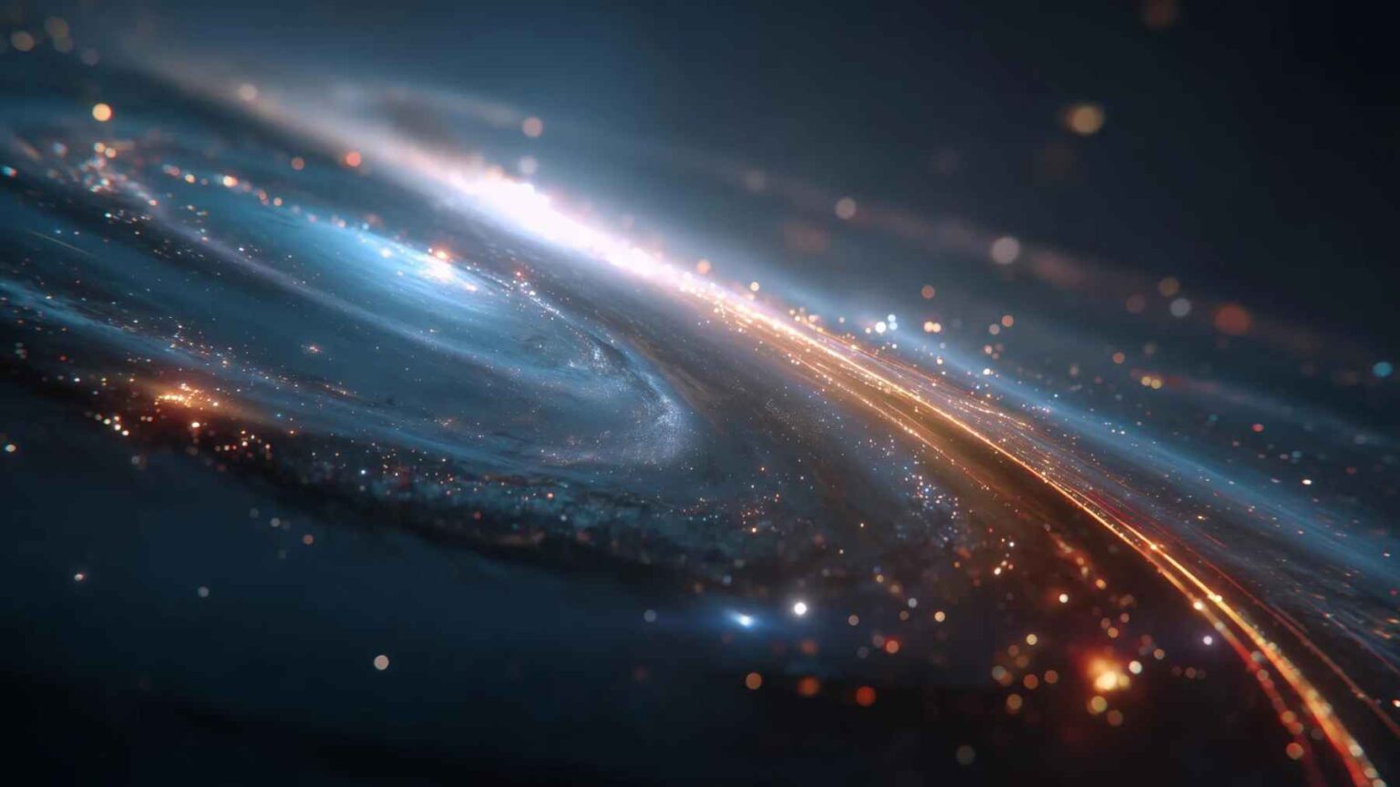 Visualization of cosmic expansion explained by geometry without invoking dark energy